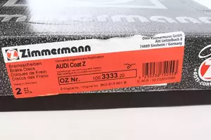 Тормозной диск Otto Zimmermann 100.3333.20 фотография 4.
