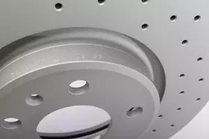 Вентилируемый тормозной диск с перфорацией Otto Zimmermann 100.3355.52 фотография 2.