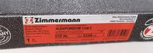 Вентилируемый тормозной диск Otto Zimmermann 100.3356.20 фотография 5.