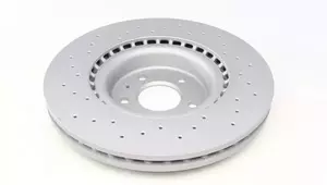 Вентилируемый тормозной диск с перфорацией Otto Zimmermann 100.3356.52 фотография 4.