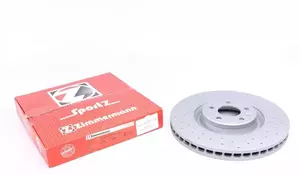 Вентилируемый тормозной диск с перфорацией Otto Zimmermann 100.3357.52 фотография 0.