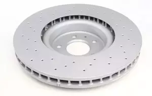 Вентилируемый тормозной диск с перфорацией Otto Zimmermann 100.3373.52 фотография 4.