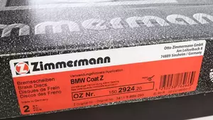 Вентилируемый тормозной диск Otto Zimmermann 150.2924.20 фотография 5.