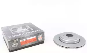 Перфорированный тормозной диск на БМВ Е60 Otto Zimmermann 150.3405.20.