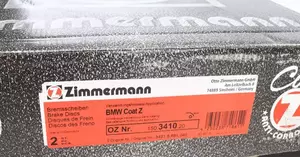 Перфорований гальмівний диск на BMW 735 Otto Zimmermann 150.3410.20.