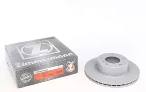 Вентилируемый тормозной диск на БМВ Е90 Otto Zimmermann 150.3424.20.