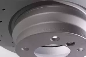Вентилируемый тормозной диск с перфорацией Otto Zimmermann 150.3428.52 фотография 3.
