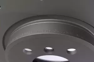 Вентилируемый тормозной диск с перфорацией Otto Zimmermann 150.3449.52 фотография 3.