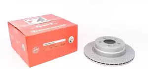 Вентилируемый тормозной диск с перфорацией Otto Zimmermann 150.3450.52 фотография 0.