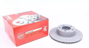 Вентилируемый тормозной диск с перфорацией Otto Zimmermann 150.3497.52 фотография 0.