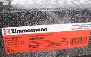 Гальмівний диск Otto Zimmermann 150.3499.20 фотографія 5.