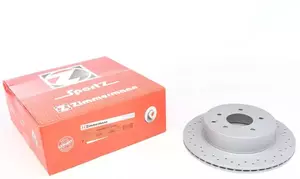 Вентилируемый тормозной диск с перфорацией Otto Zimmermann 200.2523.52.