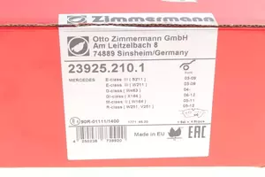 Гальмівні колодки Otto Zimmermann 23925.210.1 фотографія 6.