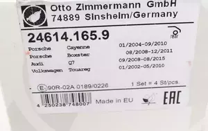 Тормозные колодки Otto Zimmermann 24614.165.9 фотография 4.