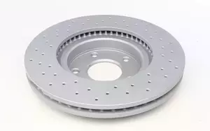 Вентилируемый тормозной диск с перфорацией Otto Zimmermann 370.3050.52 фотография 1.