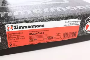 Тормозной диск Otto Zimmermann 370.3055.20 фотография 5.