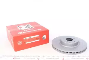 Вентилируемый тормозной диск с перфорацией Otto Zimmermann 400.3637.52 фотография 0.