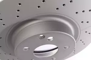 Вентилируемый тормозной диск с перфорацией Otto Zimmermann 400.3637.52 фотография 3.