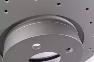 Вентилируемый тормозной диск с перфорацией Otto Zimmermann 400.3654.20 фотография 3.
