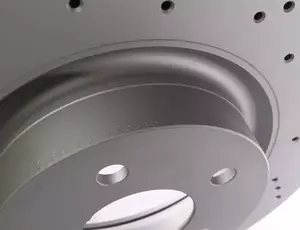 Вентилируемый тормозной диск с перфорацией Otto Zimmermann 400.3659.20 фотография 3.