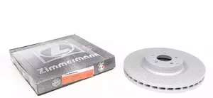 Вентильований гальмівний диск з перфорацією на Мерседес W205 Otto Zimmermann 400.3660.20.