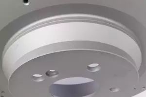 Вентилируемый тормозной диск с перфорацией Otto Zimmermann 400.3661.52 фотография 2.