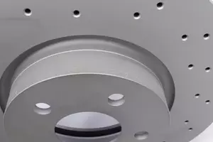 Вентилируемый тормозной диск с перфорацией Otto Zimmermann 400.3664.52 фотография 1.