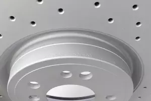 Вентилируемый тормозной диск с перфорацией Otto Zimmermann 400.3683.52 фотография 2.