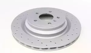 Вентилируемый тормозной диск с перфорацией Otto Zimmermann 400.3687.52 фотография 0.
