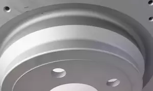 Вентилируемый тормозной диск с перфорацией Otto Zimmermann 400.3687.52 фотография 6.