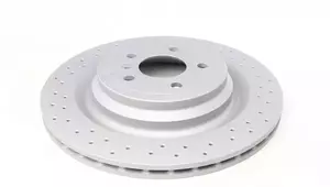 Вентилируемый тормозной диск с перфорацией Otto Zimmermann 400.3688.20 фотография 4.
