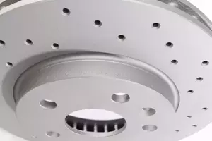 Вентилируемый тормозной диск с перфорацией Otto Zimmermann 430.2614.52 фотография 2.