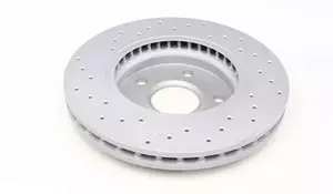 Вентилируемый тормозной диск с перфорацией Otto Zimmermann 430.2614.52 фотография 3.