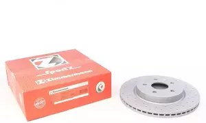 Вентилируемый тормозной диск с перфорацией Otto Zimmermann 430.2618.52 фотография 0.