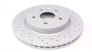 Вентилируемый тормозной диск с перфорацией Otto Zimmermann 430.2618.52 фотография 3.