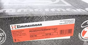 Тормозной диск Otto Zimmermann 440.3118.20 фотография 5.