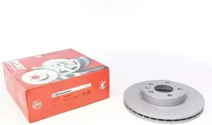 Вентильований гальмівний диск з перфорацією Otto Zimmermann 600.3209.52.