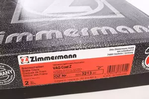 Гальмівний диск Otto Zimmermann 600.3213.20 фотографія 6.