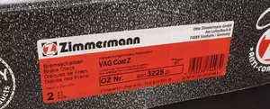 Перфорированный тормозной диск Otto Zimmermann 600.3228.20 фотография 4.