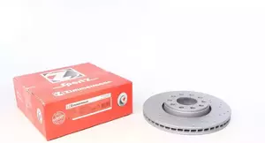 Перфорированный тормозной диск на Skoda Superb 1 Otto Zimmermann 600.3236.52.