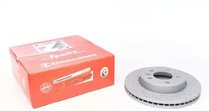 Вентилируемый тормозной диск с перфорацией Otto Zimmermann 600.3246.52 фотография 0.