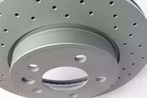 Вентилируемый тормозной диск с перфорацией Otto Zimmermann 600.3246.52 фотография 1.
