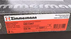 Перфорированный тормозной диск Otto Zimmermann 600.3251.20 фотография 4.