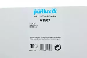 Повітряний фільтр Purflux A1507 фотографія 3.