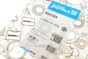 Салонний фільтр Purflux AH104 фотографія 3.