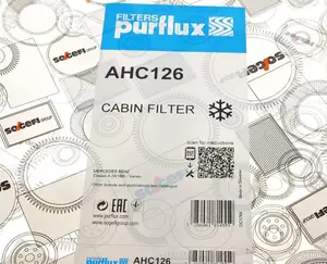Угольный фильтр салона Purflux AHC126 фотография 3.