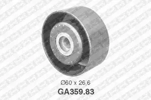 Натяжний ролик ременя генератора SNR GA359.83 фотографія 0.