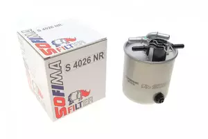 Топливный фильтр на Nissan Qashqai J10 Sofima S 4026 NR.