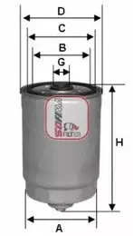 Паливний фільтр Sofima S 4378 NR.