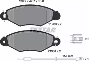 Тормозные колодки Textar 2198003 фотография 4.